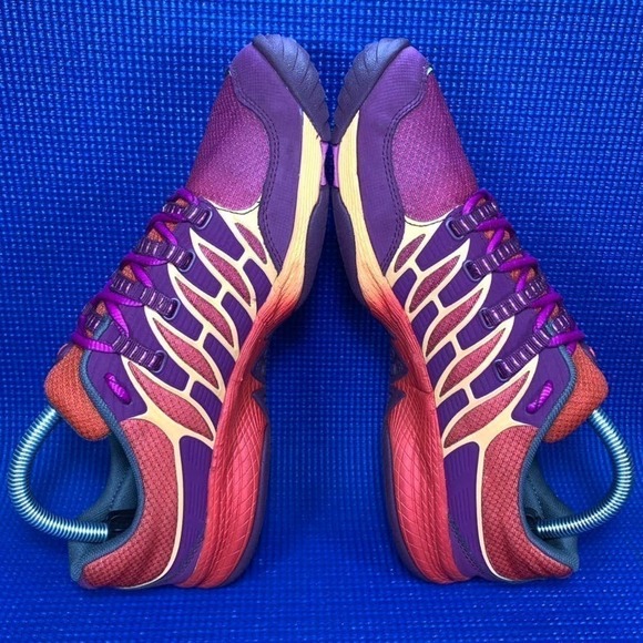 MERRELL ALL OUT FUSE Women`s Size 10 Purple Orange Trail Running Shoes J06326 - Picture 5 of 8
